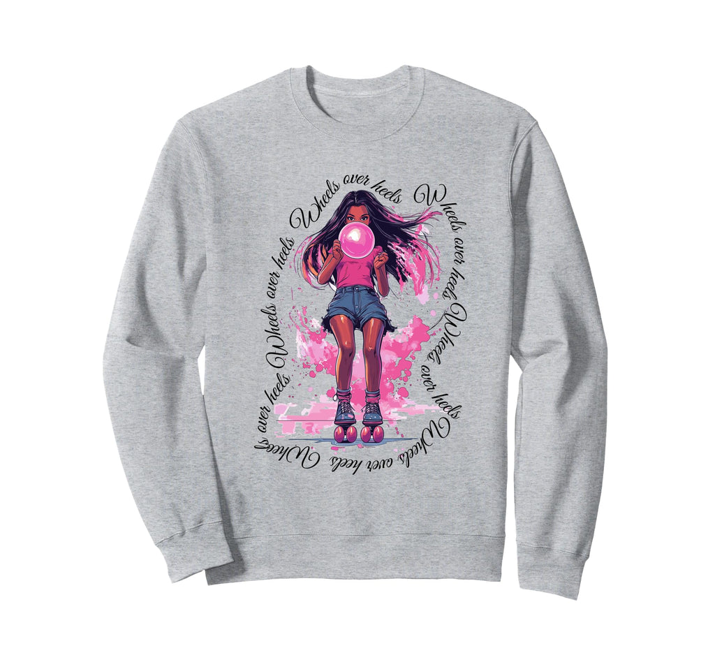 Roller Skating Skaters Sweatshirt - Custom Art Print for Adults - T-Shirt, Sweatshirt, Hoodie