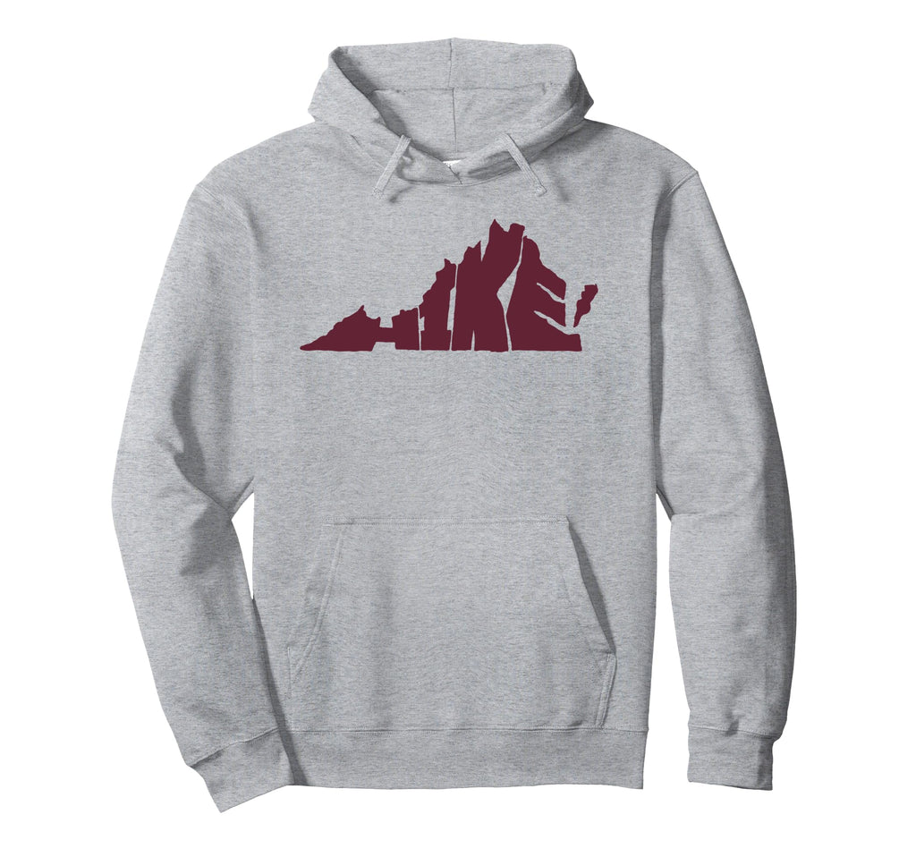Hike Virginia State Outdoor Hiking Hoodie - Novelty Apparel Men Women - T-Shirt, Sweatshirt, Hoodie