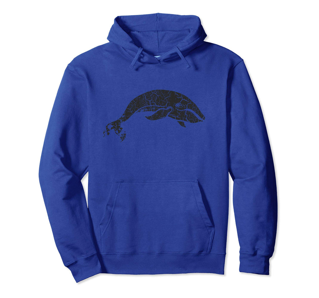 Blue Whale Distressed Blue Whale Hoodie - Unique Graphic for Adults - T-Shirt, Sweatshirt, Hoodie