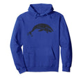 Blue Whale Distressed Blue Whale Hoodie - Unique Graphic for Adults - T-Shirt, Sweatshirt, Hoodie