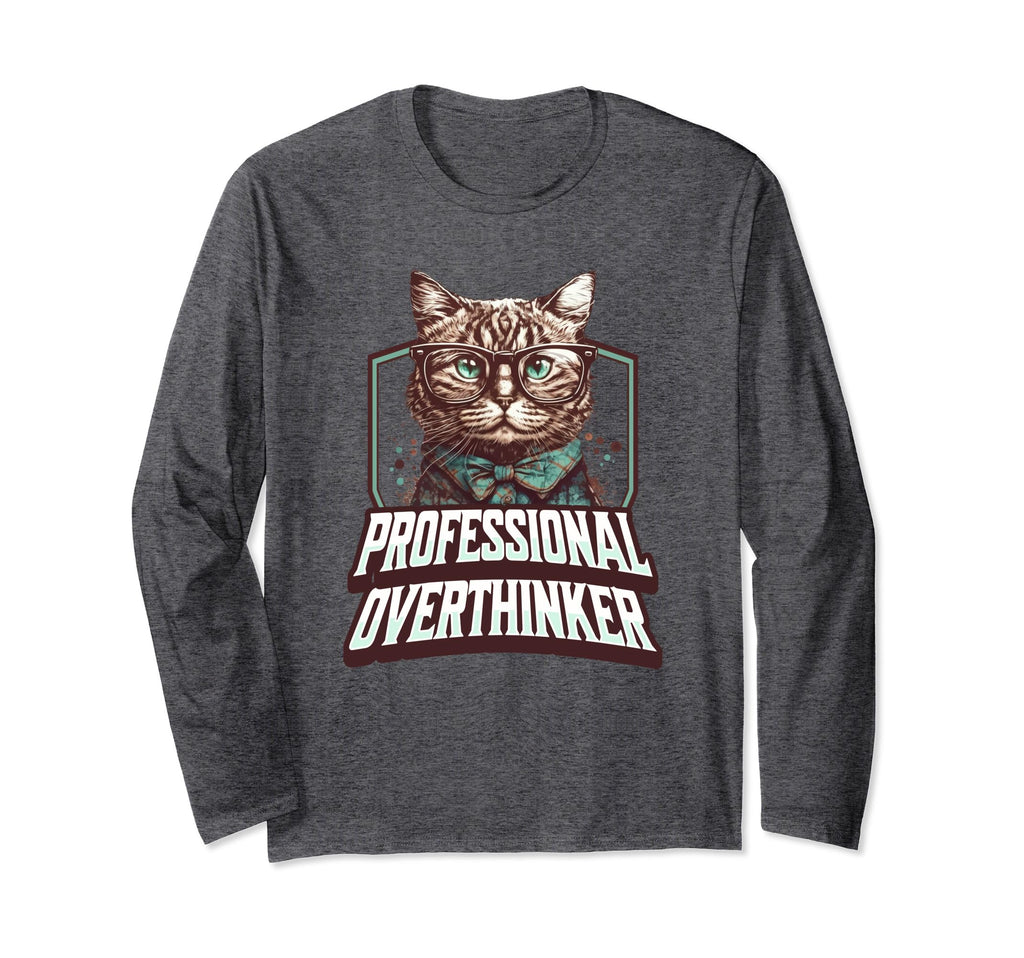 Professional Overthinker Feline T-Shirt - Trendy Graphic for Adults - T-Shirt, Sweatshirt, Hoodie