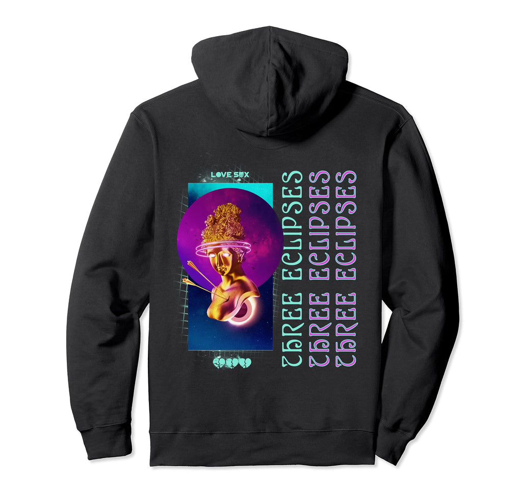Vaporwave Aesthetic Greek Statue Outrun Hoodie - Minimalist Print Unisex - T-Shirt, Sweatshirt, Hoodie