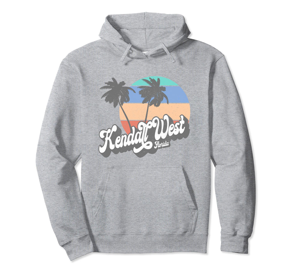 Kendall West Florida Fl Beach Surf Hoodie - Streetwear Style Men Women - T-Shirt, Sweatshirt, Hoodie