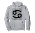 Cancer Zodiac Sign Typography Astrology Hoodie - Streetwear Style Unisex - T-Shirt, Sweatshirt, Hoodie