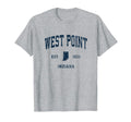 West Point Indiana Athletic Navy Sports T-Shirt - Unique Graphic Men Women - T-Shirt, Sweatshirt, Hoodie
