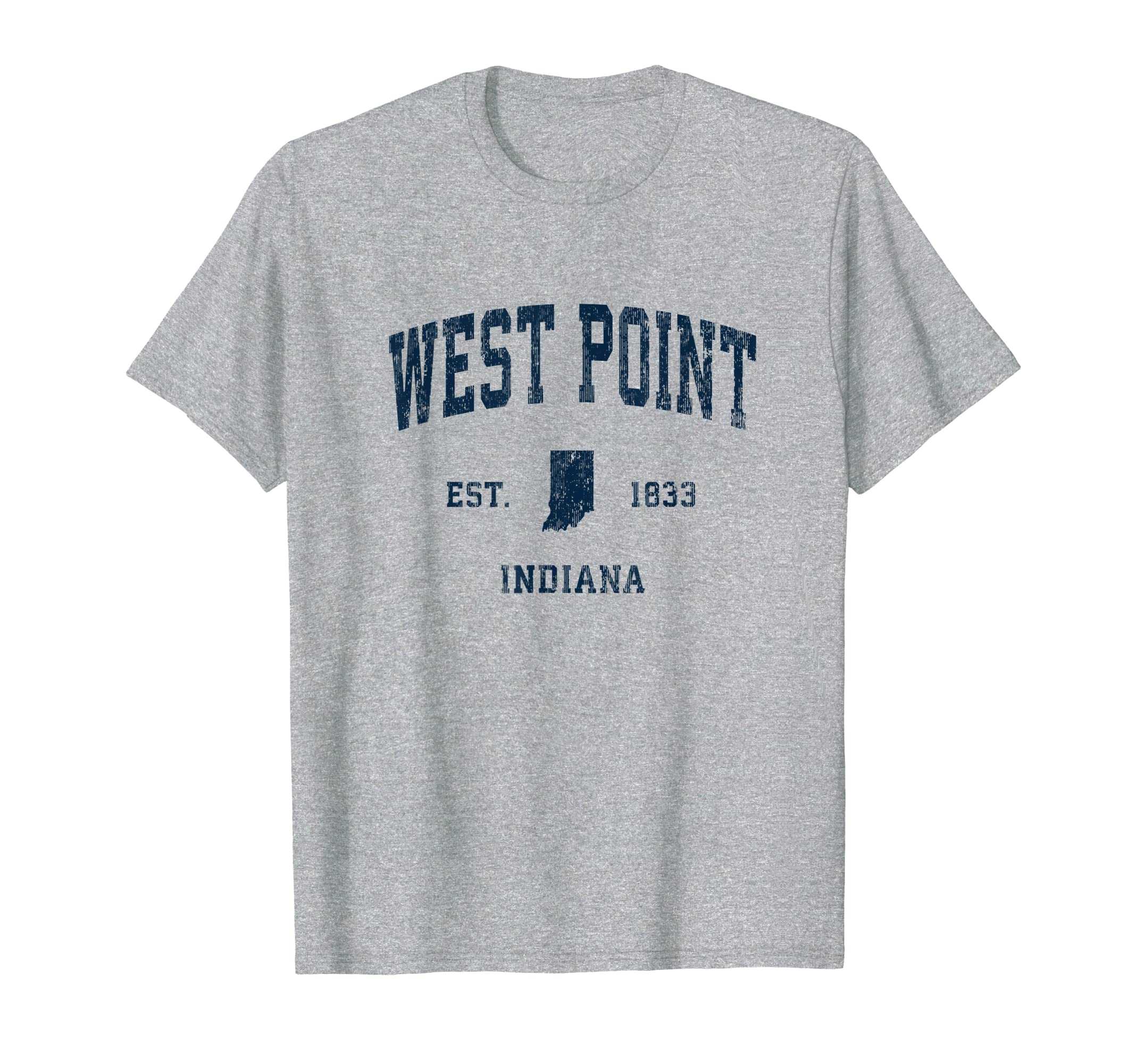 West Point Indiana Athletic Navy Sports T-Shirt - Unique Graphic Men Women - T-Shirt, Sweatshirt, Hoodie