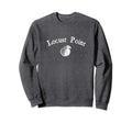 Locust Point Peach Minimal Art Sweatshirt - Aesthetic Graphic Men Women - T-Shirt, Sweatshirt, Hoodie
