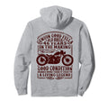 46 Years Old Biker Birthday Motorcycles Hoodie - Graphic Print Men Women - T-Shirt, Sweatshirt, Hoodie