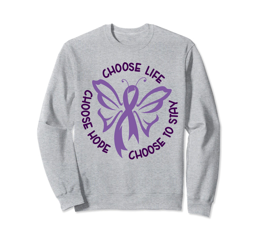 Choose Life Support Survivor Sweatshirt - Aesthetic Graphic Men Women - T-Shirt, Sweatshirt, Hoodie