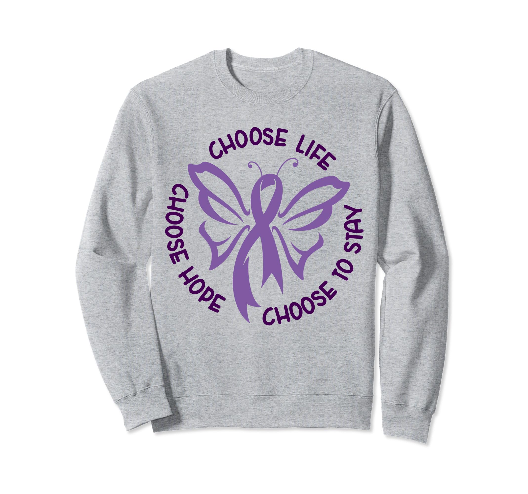 Choose Life Support Survivor Sweatshirt - Aesthetic Graphic Men Women - T-Shirt, Sweatshirt, Hoodie