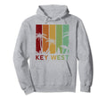 Key West Florida Keys Tropical Hoodie - Casual Everyday Wear Men Women - T-Shirt, Sweatshirt, Hoodie