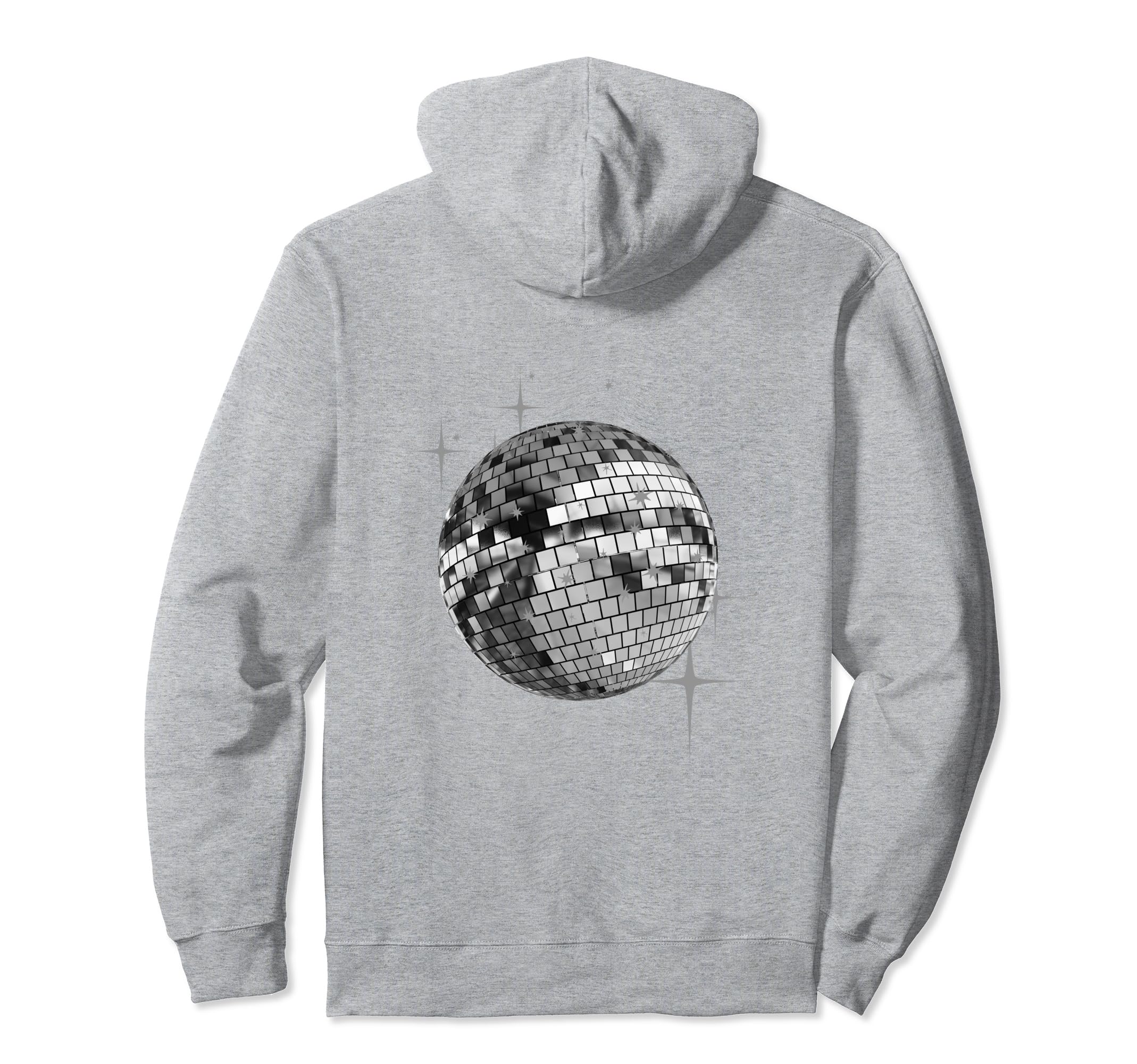 Discoball Casual Subdued Fit Hoodie - Custom Art Print for Adults - T-Shirt, Sweatshirt, Hoodie