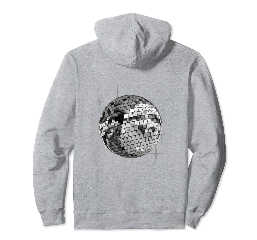 Discoball Casual Subdued Fit Hoodie - Unique Graphic for Adults - T-Shirt, Sweatshirt, Hoodie