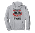 Motorcycle Biker Im Biker To Save Time Hoodie - Minimalist Print Men Women - T-Shirt, Sweatshirt, Hoodie