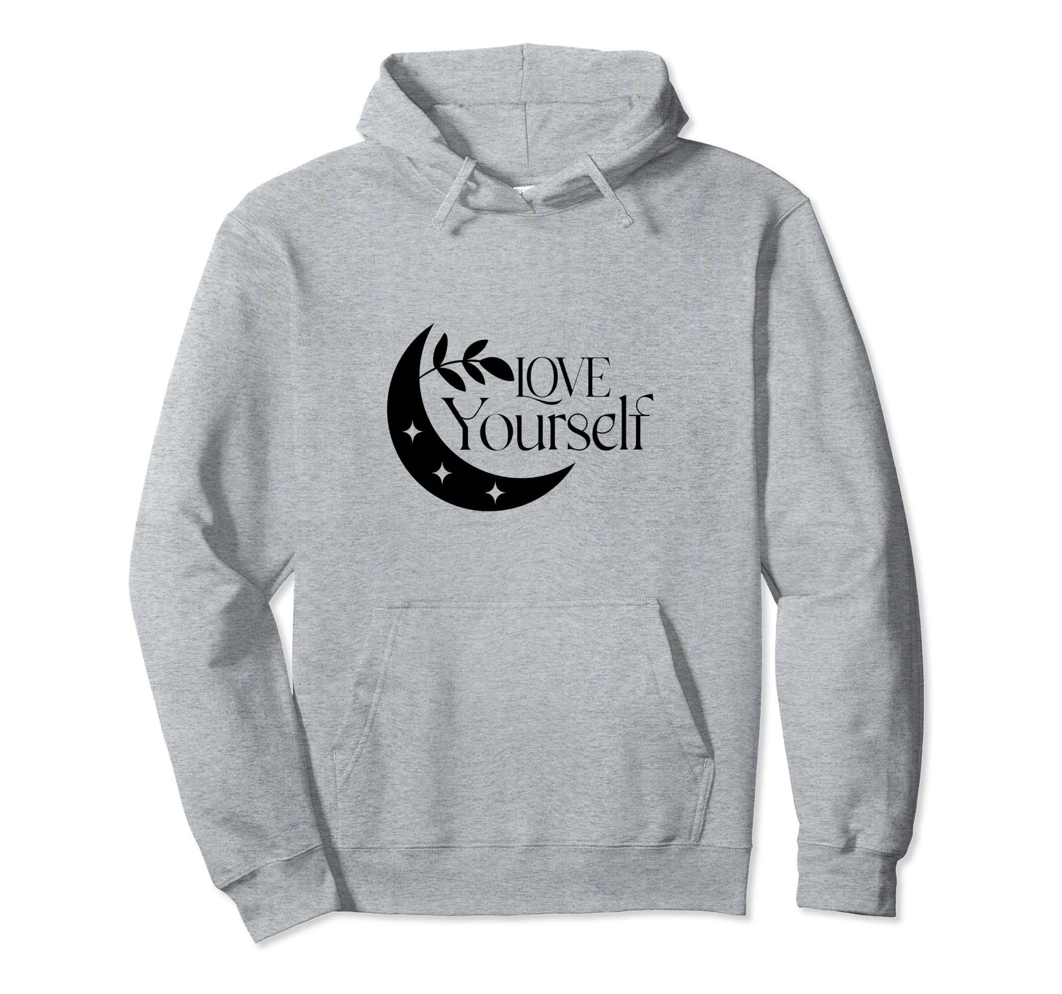 Love Yourself Moon And Stars Bohemian Hoodie - Unique Graphic Men Women - T-Shirt, Sweatshirt, Hoodie