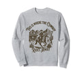 This Is Where Cowboy Rides Sweatshirt - Casual Everyday Wear for Adults - T-Shirt, Sweatshirt, Hoodie
