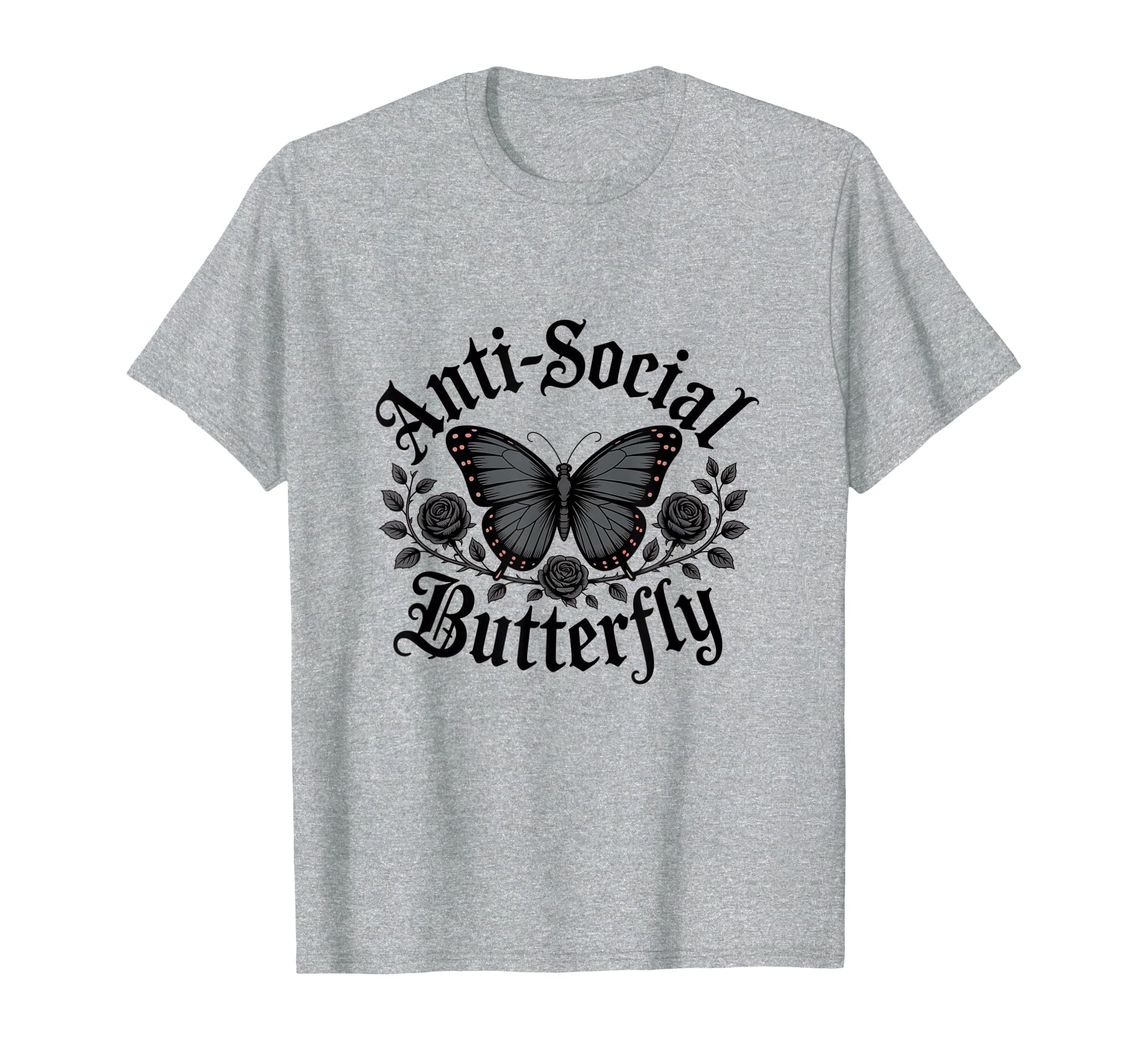 Gothic Aesthetic Butterfly T-Shirt - Casual Everyday Wear Unisex - T-Shirt, Sweatshirt, Hoodie