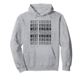 West Virginia Travel State Souvenir Hoodie - Unique Graphic for Adults - T-Shirt, Sweatshirt, Hoodie