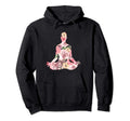 Yoga Made Flowers Meditation Peace Art Hoodie - Streetwear Style Unisex - T-Shirt, Sweatshirt, Hoodie