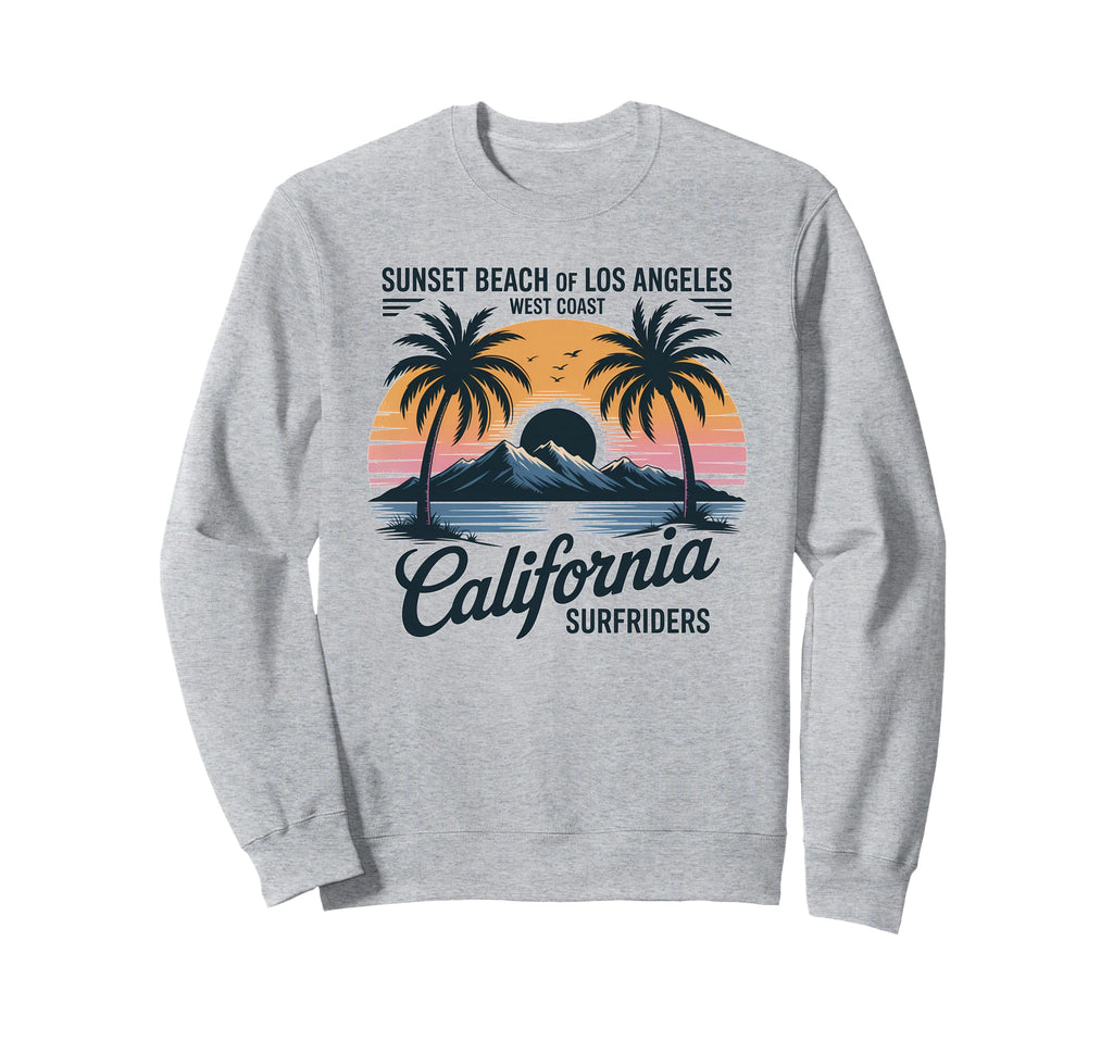 West Coast Summer Vibes Sweatshirt - Streetwear Style for Adults - T-Shirt, Sweatshirt, Hoodie