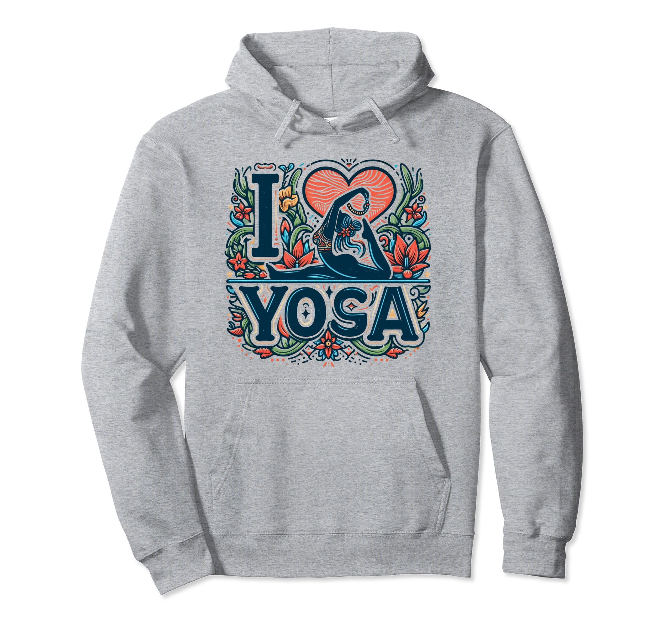 Meditation And Yoga Training Hoodie - Fun Novelty Design for Adults - T-Shirt, Sweatshirt, Hoodie