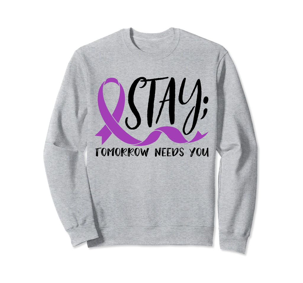 Tomorrow Needs You Suicide Sweatshirt - Aesthetic Graphic for Adults - T-Shirt, Sweatshirt, Hoodie
