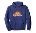 Key West Florida Fl Rainbow 70S Hoodie - Custom Art Print for Adults - T-Shirt, Sweatshirt, Hoodie