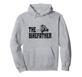 Biker Biker Dad Bikefather Funny Muscle Hoodie - Novelty Apparel Unisex - T-Shirt, Sweatshirt, Hoodie
