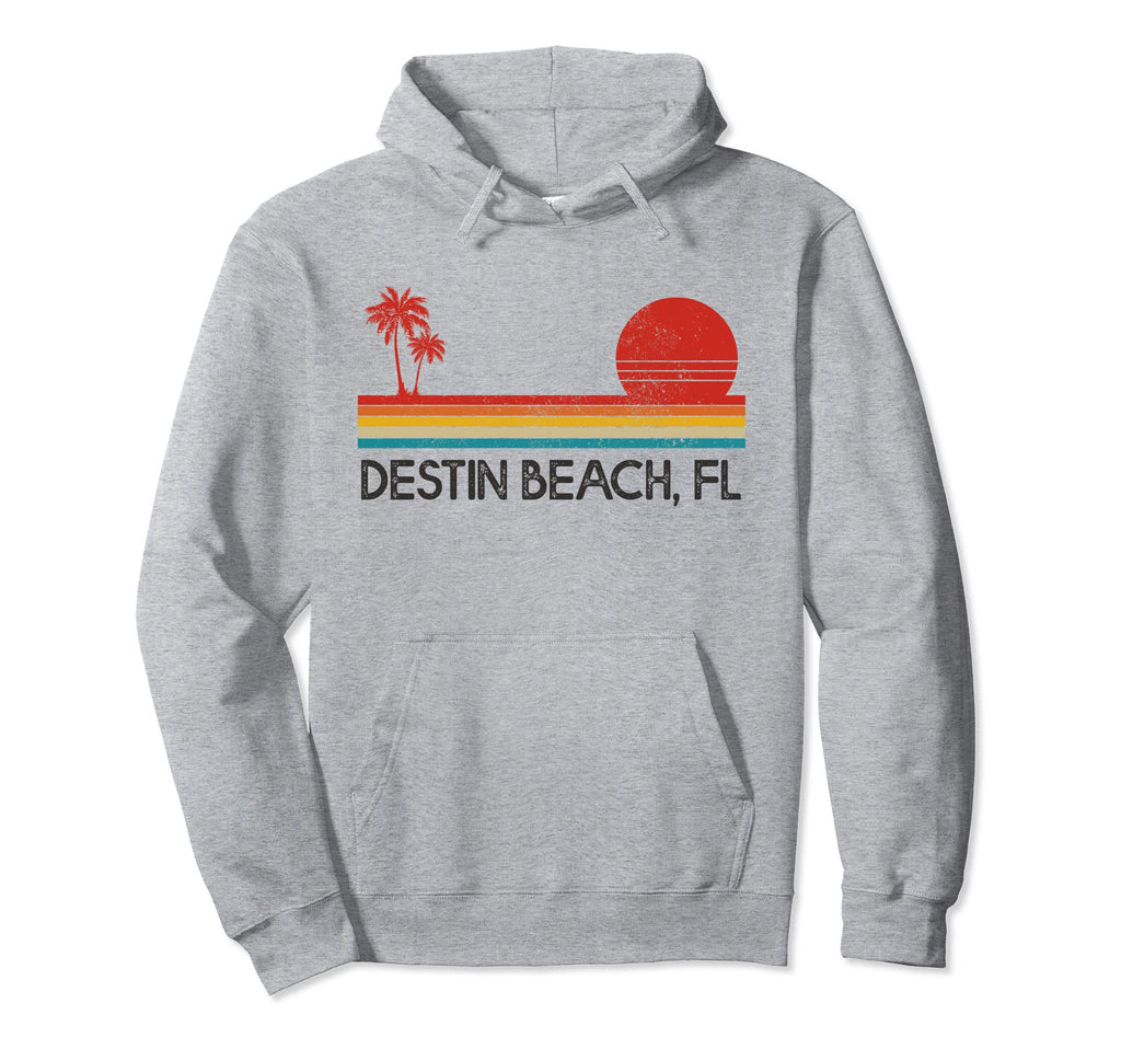 Destin Beach Florida Fl Surfer Sunset Hoodie - Custom Art Print Unisex - T-Shirt, Sweatshirt, Hoodie