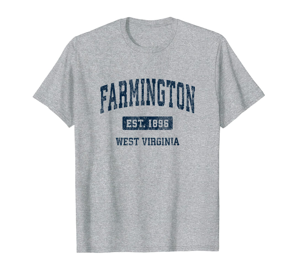 Farmington West Virginia Wv Athletic Sports T-Shirt - Unique Graphic Unisex - T-Shirt, Sweatshirt, Hoodie