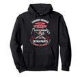 Clever Enough To Hide Extra Parts Funny Hoodie - Unique Graphic for Adults - T-Shirt, Sweatshirt, Hoodie
