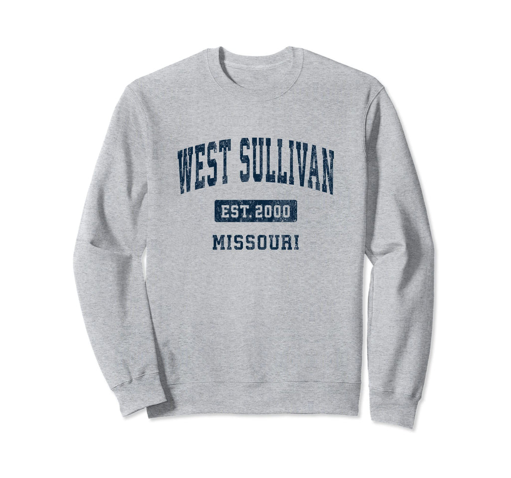 West Sullivan Missouri Mo Athletic Sweatshirt - Trendy Graphic Unisex - T-Shirt, Sweatshirt, Hoodie