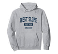 West Slope Oregon Or Sports Hoodie - Custom Art Print Men Women - T-Shirt, Sweatshirt, Hoodie