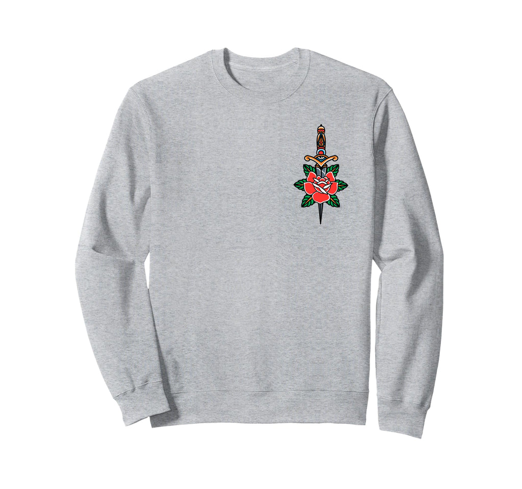 Fake Friends American Traditional Sweatshirt - Novelty Apparel for Adults - T-Shirt, Sweatshirt, Hoodie