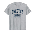 Chester West Virginia Wv Athletic T-Shirt - Novelty Apparel Men Women - T-Shirt, Sweatshirt, Hoodie