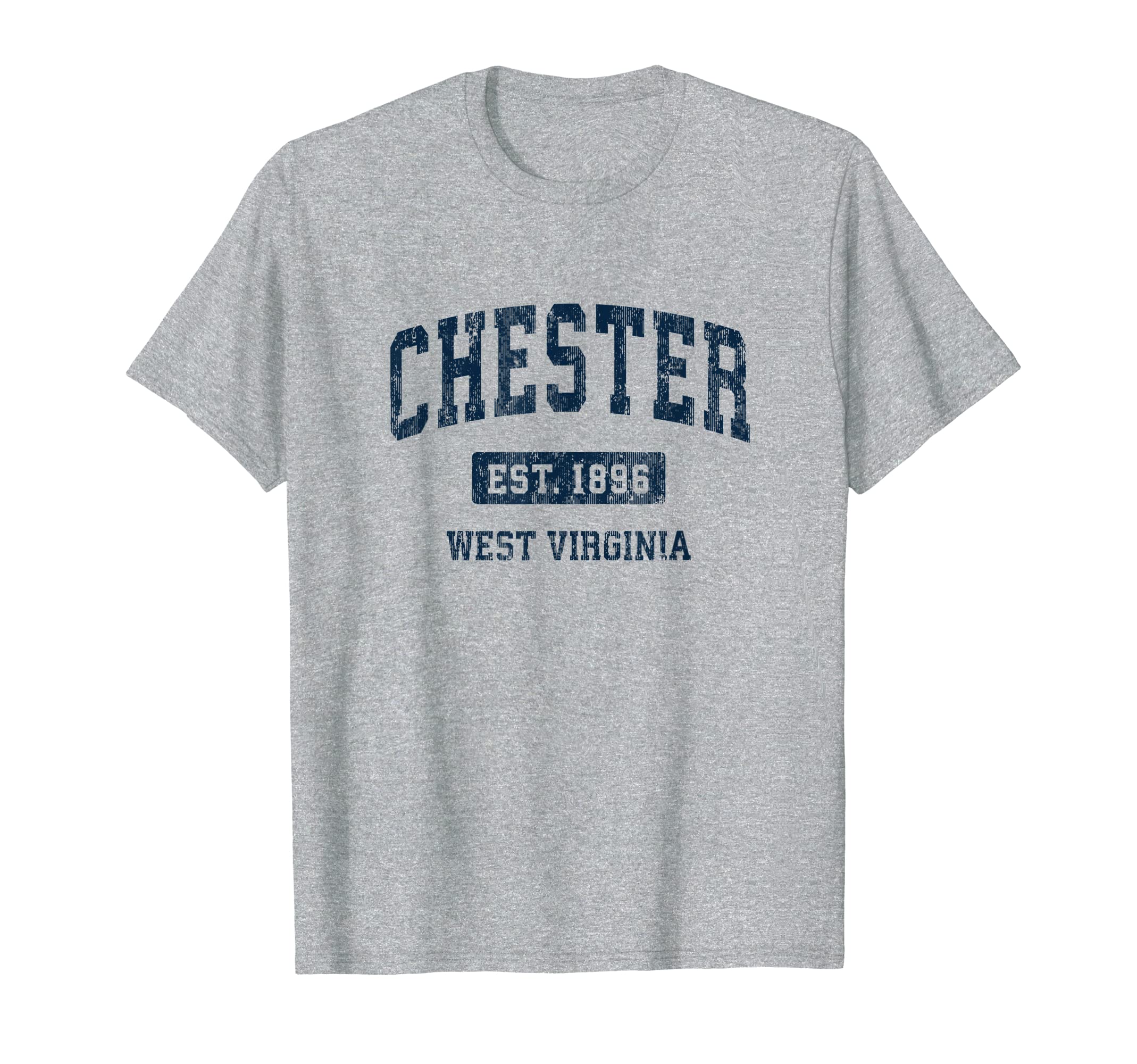 Chester West Virginia Wv Athletic T-Shirt - Novelty Apparel Men Women - T-Shirt, Sweatshirt, Hoodie