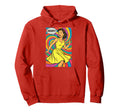 Pop Art Brunette Psychedelic 50S Hoodie - Casual Everyday Wear Men Women - T-Shirt, Sweatshirt, Hoodie