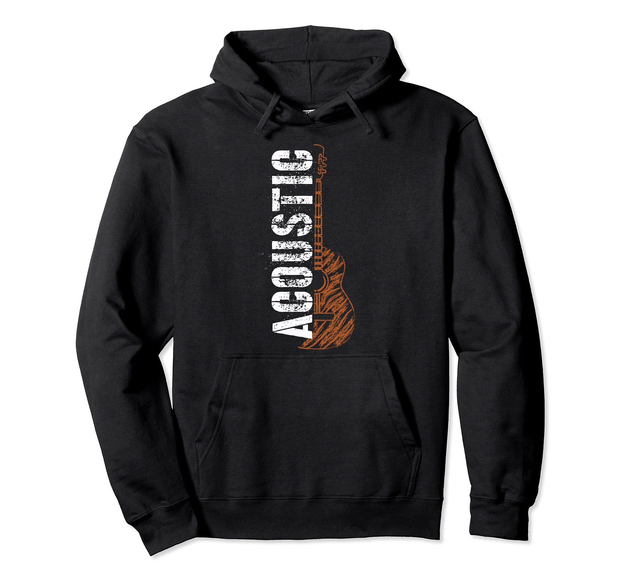 Acoustic Guitar Nashville Souvenir Hoodie - Novelty Apparel Men Women - T-Shirt, Sweatshirt, Hoodie