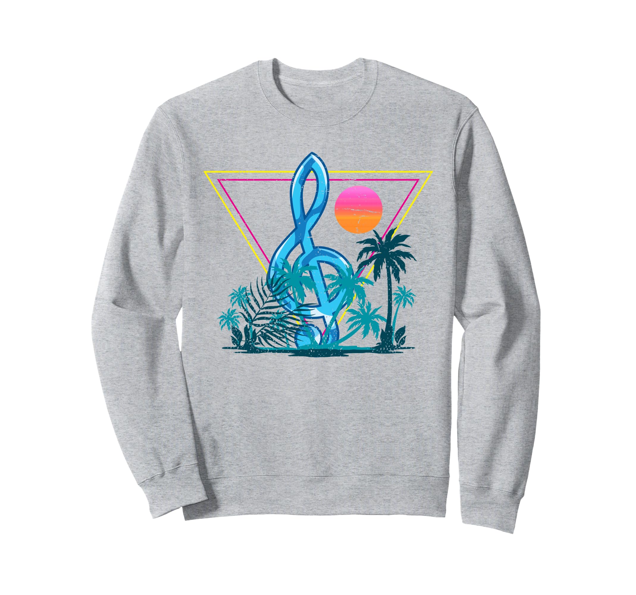 Vaporwave Art Tropical Synthwave Sweatshirt - Streetwear Style Men Women - T-Shirt, Sweatshirt, Hoodie