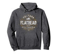 Flathead Lake Hoodie - Unique Graphic for Adults - T-Shirt, Sweatshirt, Hoodie