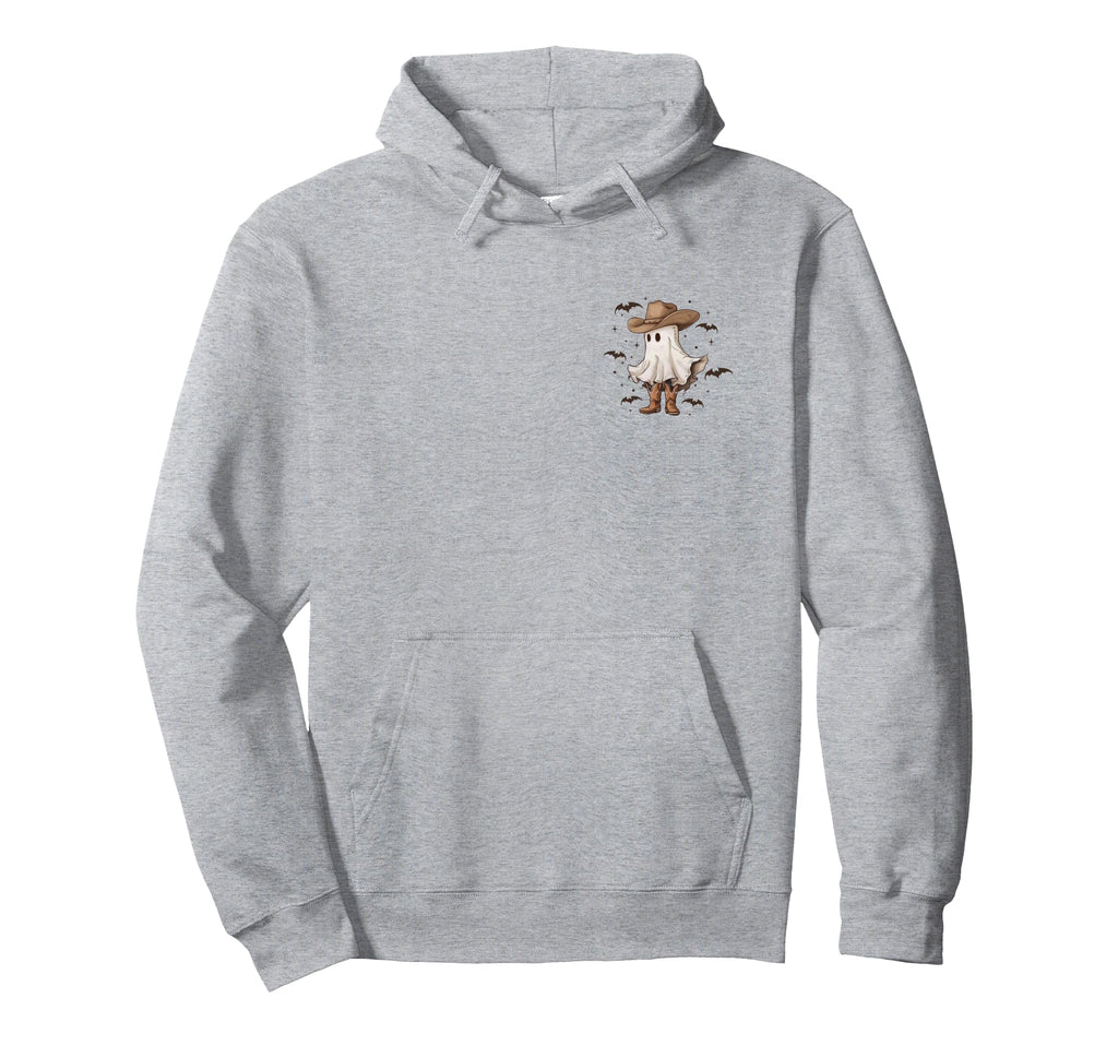 Boot Scootin Spooky Western Ghost Hoodie - Aesthetic Graphic Men Women - T-Shirt, Sweatshirt, Hoodie