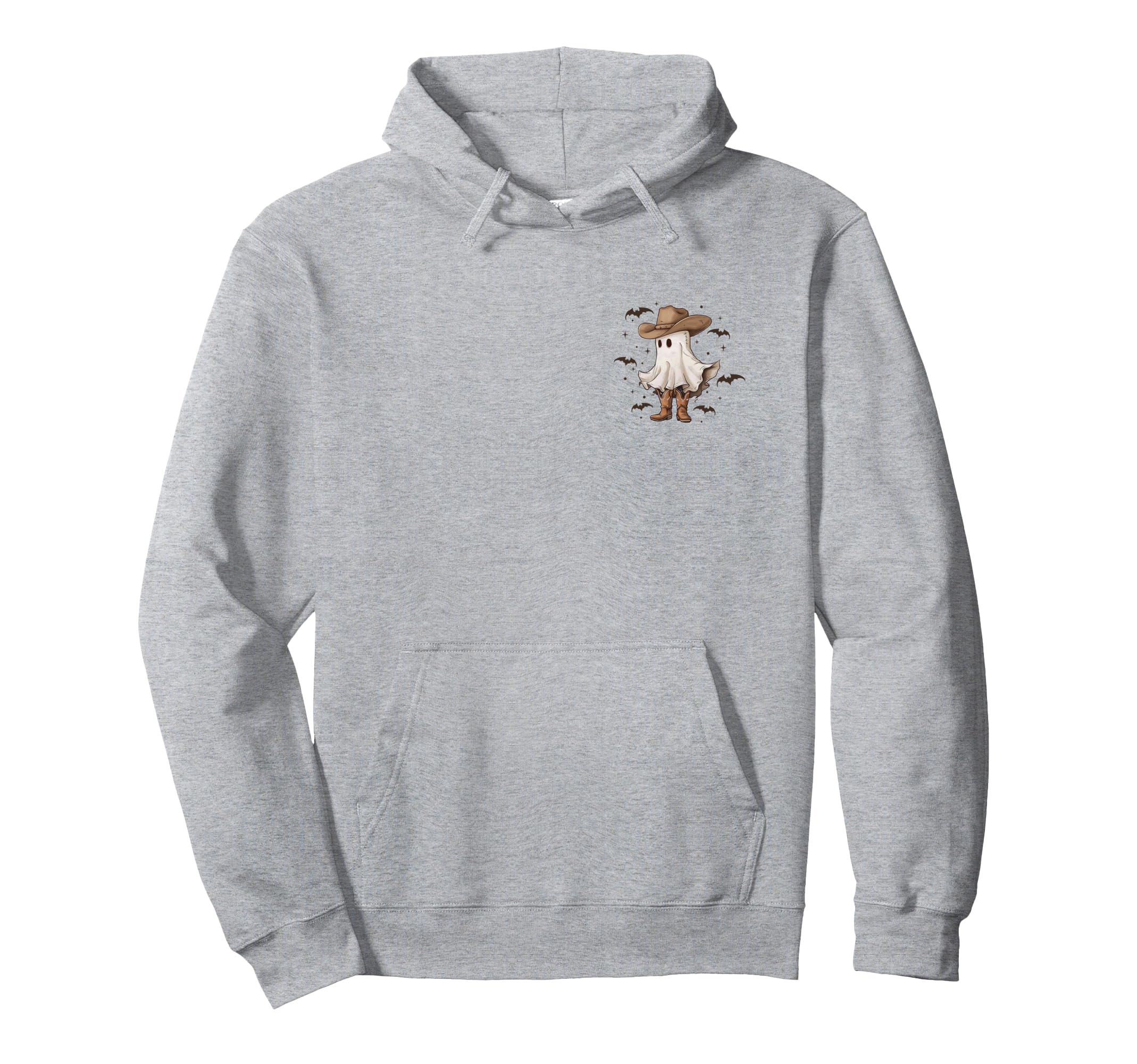 Boot Scootin Spooky Western Ghost Hoodie - Aesthetic Graphic Men Women - T-Shirt, Sweatshirt, Hoodie