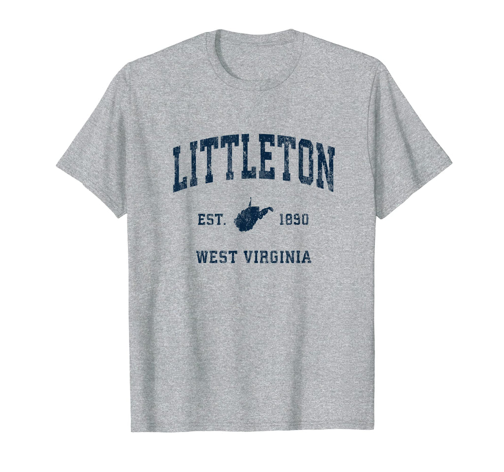 Littleton West Virginia Wv Athletic T-Shirt - Unique Graphic Men Women - T-Shirt, Sweatshirt, Hoodie