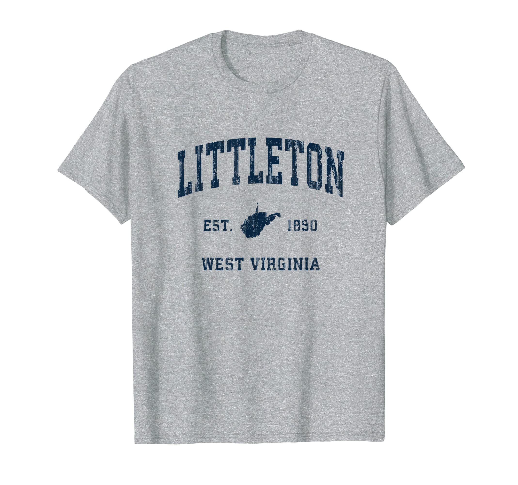 Littleton West Virginia Wv Athletic T-Shirt - Unique Graphic Men Women - T-Shirt, Sweatshirt, Hoodie