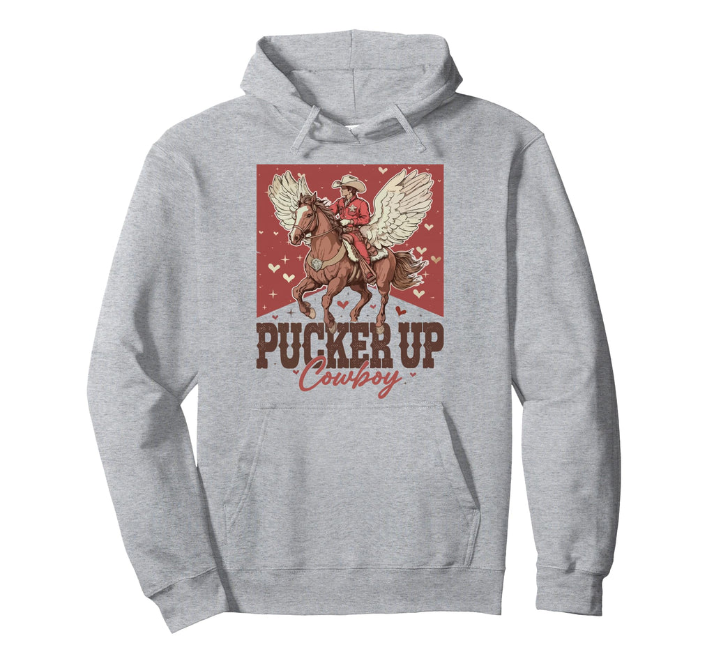 Cupid Find Me Cowboy Western Hoodie - Novelty Apparel for Adults - T-Shirt, Sweatshirt, Hoodie