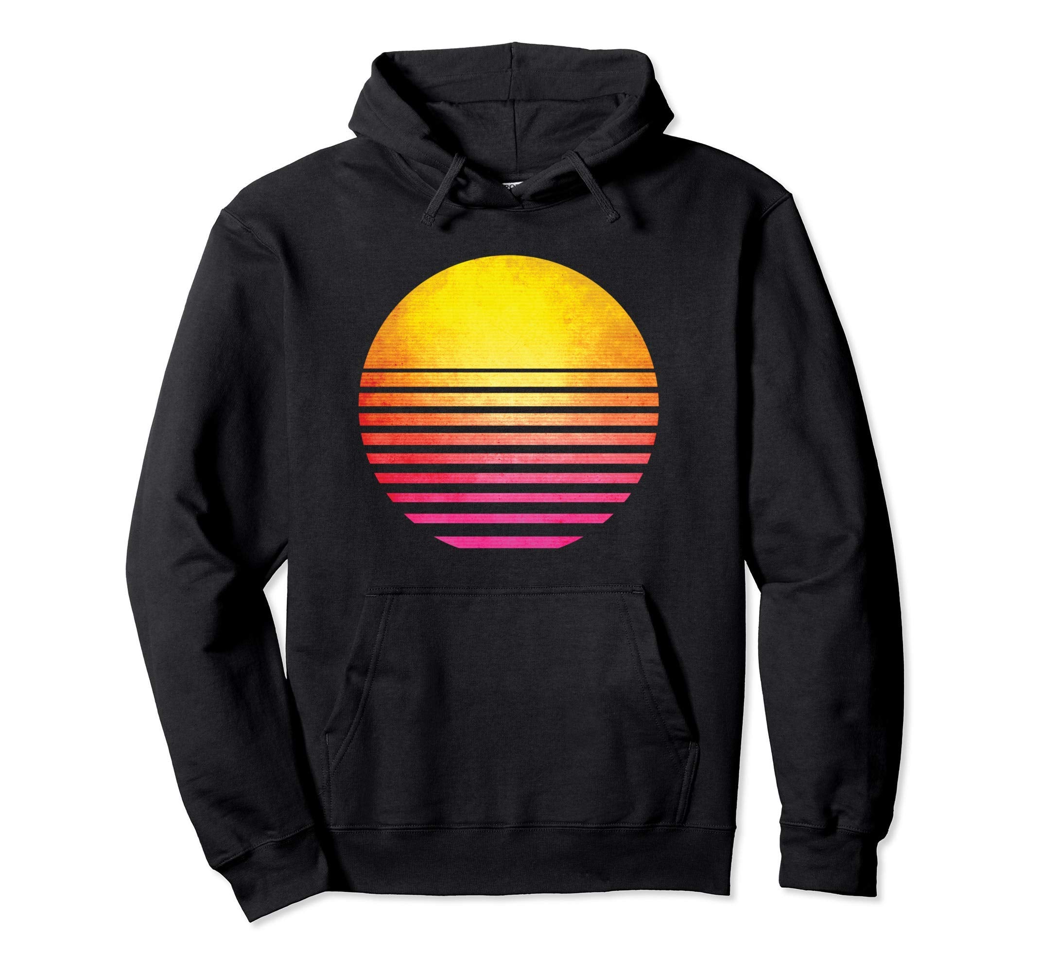 80S Sunset Vaporwave Synthwave Outrun Hoodie - Streetwear Style Unisex - T-Shirt, Sweatshirt, Hoodie