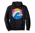 Aesthetic Vaporwave Waves 1980S And Hoodie - Custom Art Print Men Women - T-Shirt, Sweatshirt, Hoodie