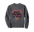 Broken Crayons Still Color Mental Sweatshirt - Custom Art Print Unisex - T-Shirt, Sweatshirt, Hoodie