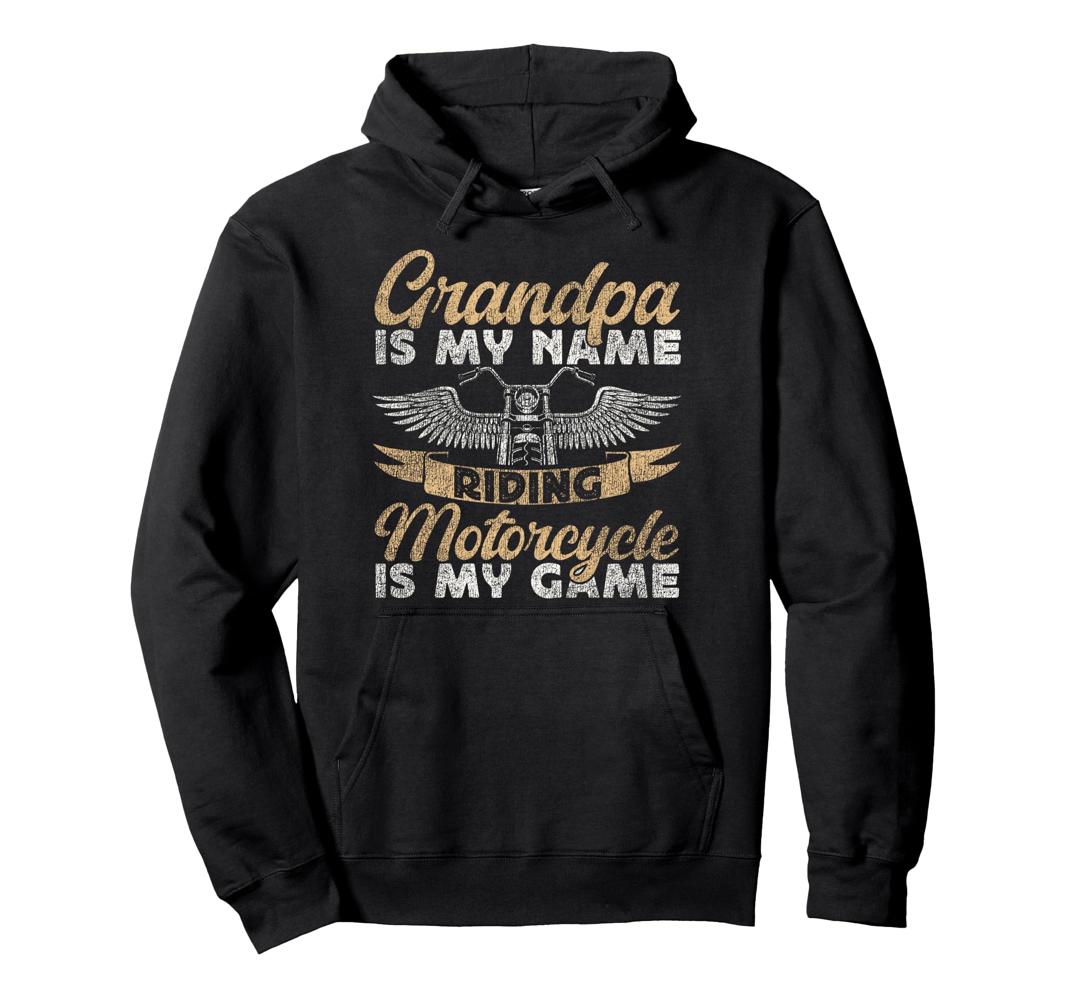 Motorcycle Biker Grandpa Grandpa Is My Hoodie - Novelty Apparel Men Women - T-Shirt, Sweatshirt, Hoodie