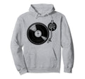 Turntable Vinyl Records Music Lp Dj Hoodie - Novelty Apparel Unisex - T-Shirt, Sweatshirt, Hoodie